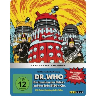 Dr. Who: D.Invasion d.Daleks a.d.Erde 2150 n. Chr.-Lim.SB Ed.-4K+Blu-ray