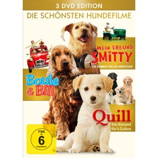 Die schönsten Hundefilme (Quill, Smitty, Boule & Bill) (3 DVDs)