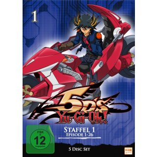 Yu-Gi-Oh! 5Ds - Staffel 1: Episode 01-26 (5 DVDs)