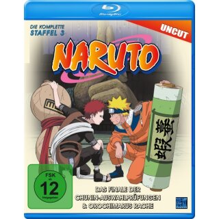 Naruto - Das Finale der Chunin-Auswahlprüfungen & Orochimarus Rache -S3 -BR