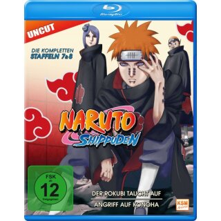 Naruto Shippuden - Staffel 7+8: Episode 364-395 (Blu-ray)