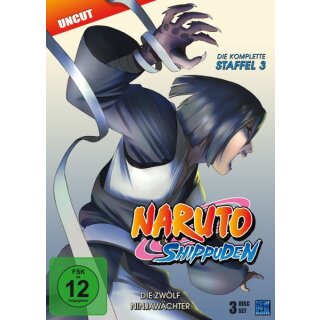 Naruto Shippuden - Die zwölf Ninjawächter - Staffel 03: Folge 274-291 (DVD)