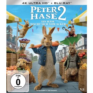 Peter Hase 2 - Ein Hase macht sich vom Acker (4K-UHD+Blu-ray)