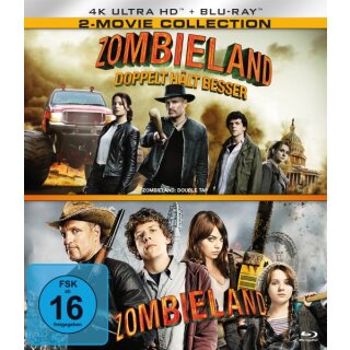 Zombieland 1 & 2 (2 4K-UHDs + 2 Blu-rays)