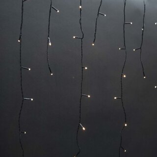Dekorative Eiszapfenlichter | 180 LEDs | Warmweiss | 5.90 m | Lichteffekte: 7 | Netzstromversorgung