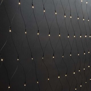 Dekorative Netzlichter | Warmweiss | 160 LEDs | 2 x 1 m | Lichteffekte: 7 | Innen- und Aussenbereich | Netzstromversorgung