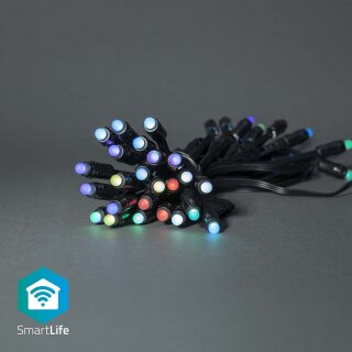 SmartLife Dekorative LED | Party-Lichter | Wi-Fi | RGB | 48 LEDs | 10.80 m | Android™ / IOS